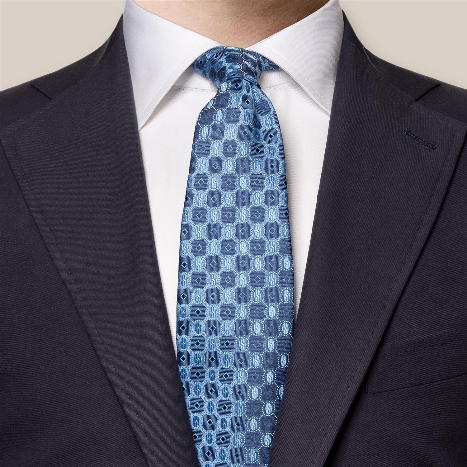 Mid Blue Silk Tie