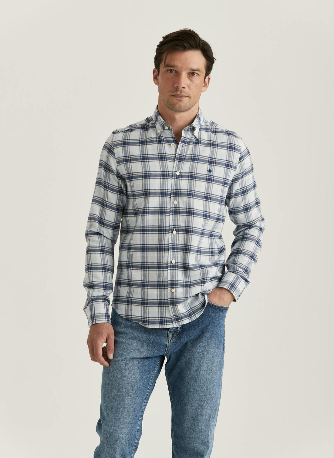 Soft Check Flannel-Slim Fit