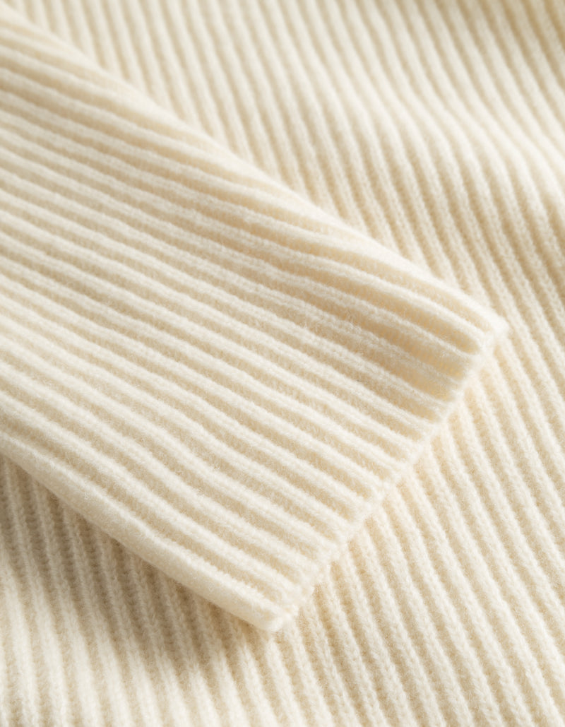 Eddie Wool Rib Rollneck Knit