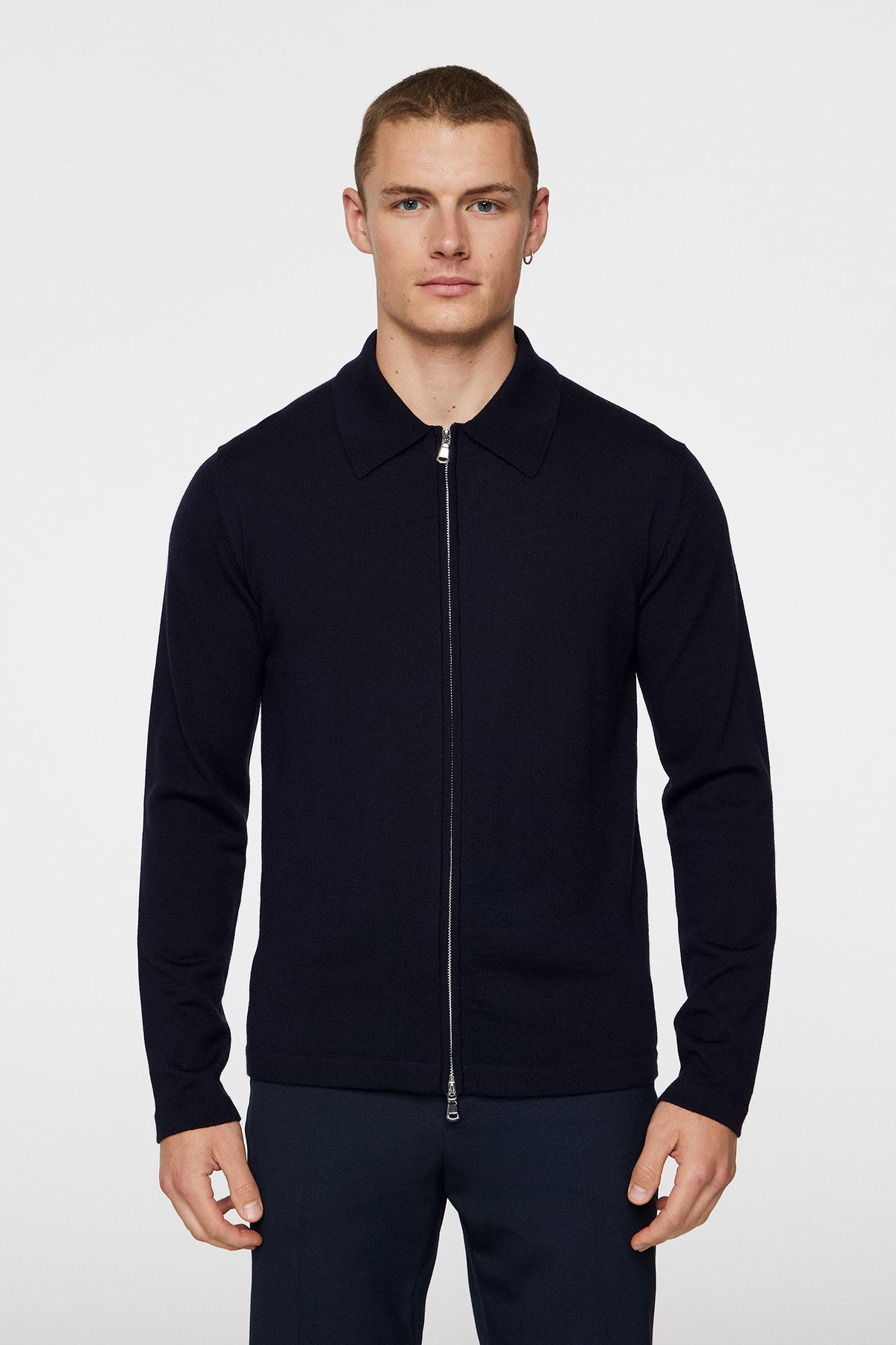 Kaleb Merino Zip Cardigan