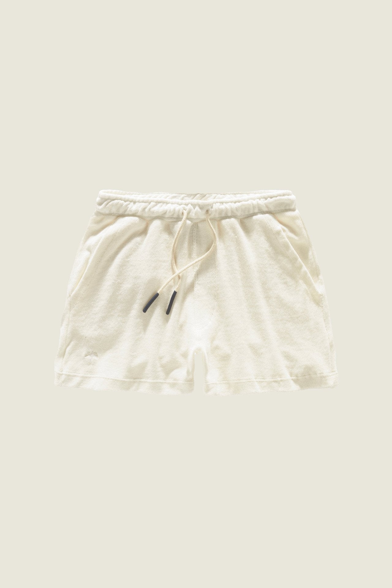 White Terry Shorts