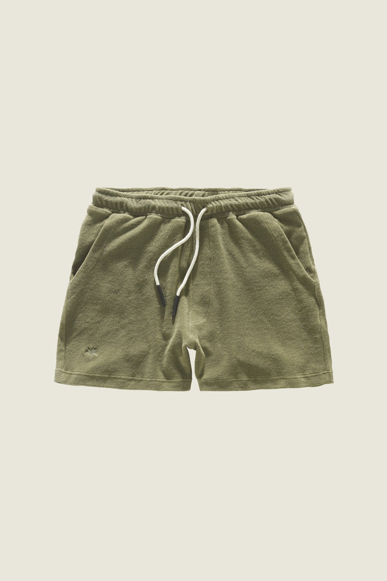 Khaki Terry Shorts