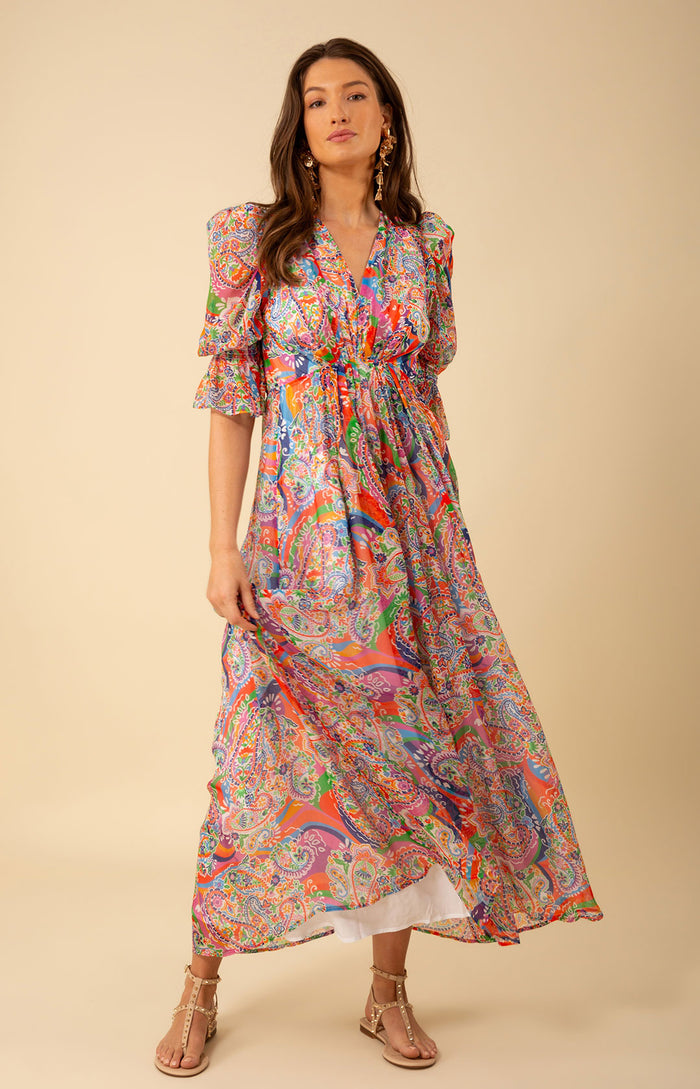 Ophelia Chiffon Maxi Dress