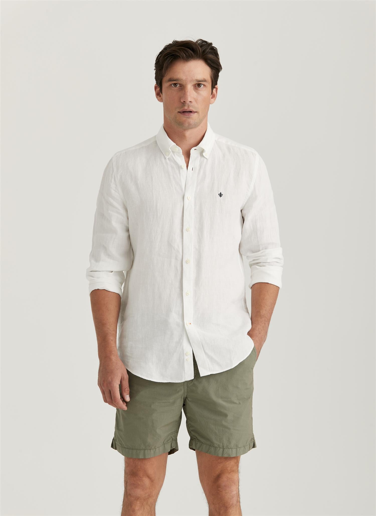 Douglas BD Linen Shirt LS